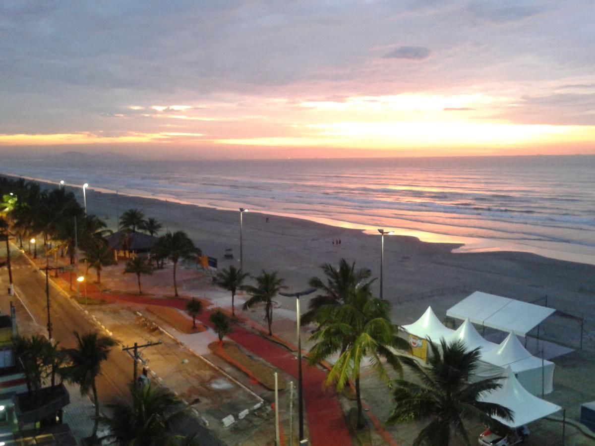 ホテルApartamento De Frente O Mar Praia Grande Solemar エクステリア 写真