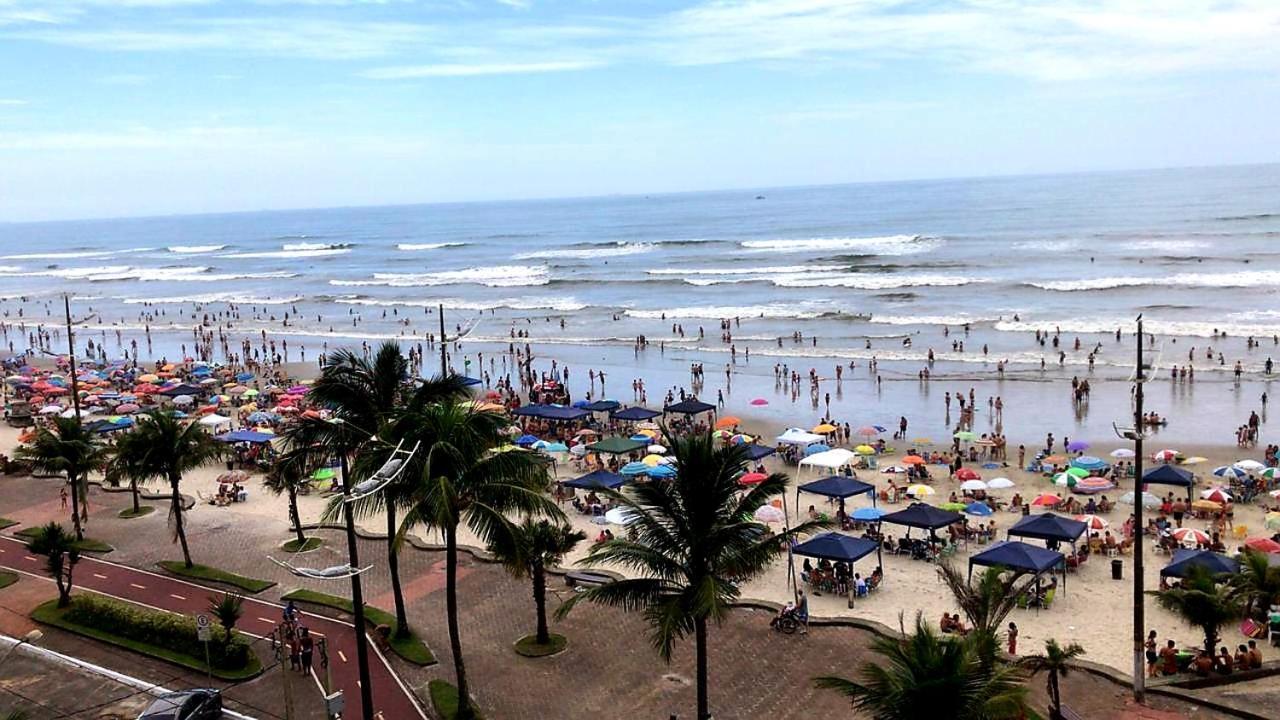 ホテルApartamento De Frente O Mar Praia Grande Solemar エクステリア 写真