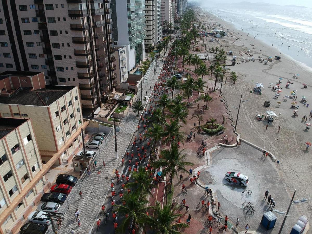 ホテルApartamento De Frente O Mar Praia Grande Solemar エクステリア 写真